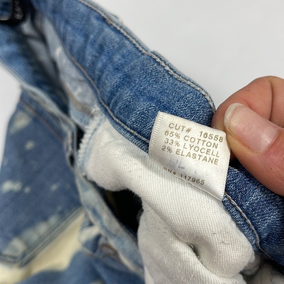 J Brand Zephyr Bleach Marked Denim Skinny Jeans Size 27 - Picture 5 of 9